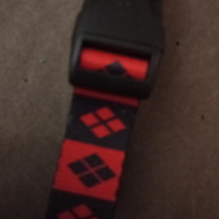 Red and Black Patterned Dog Collar - photo 2