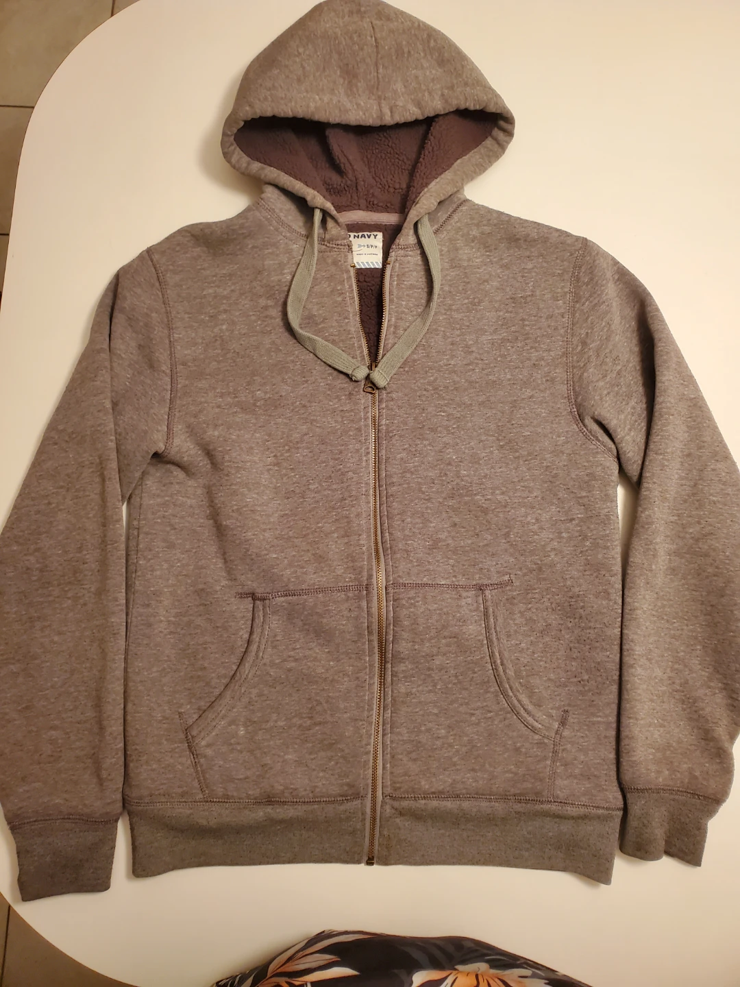 🥕 Old Navy Sherpa Lined Zip-Up Hoodie - Size S/P