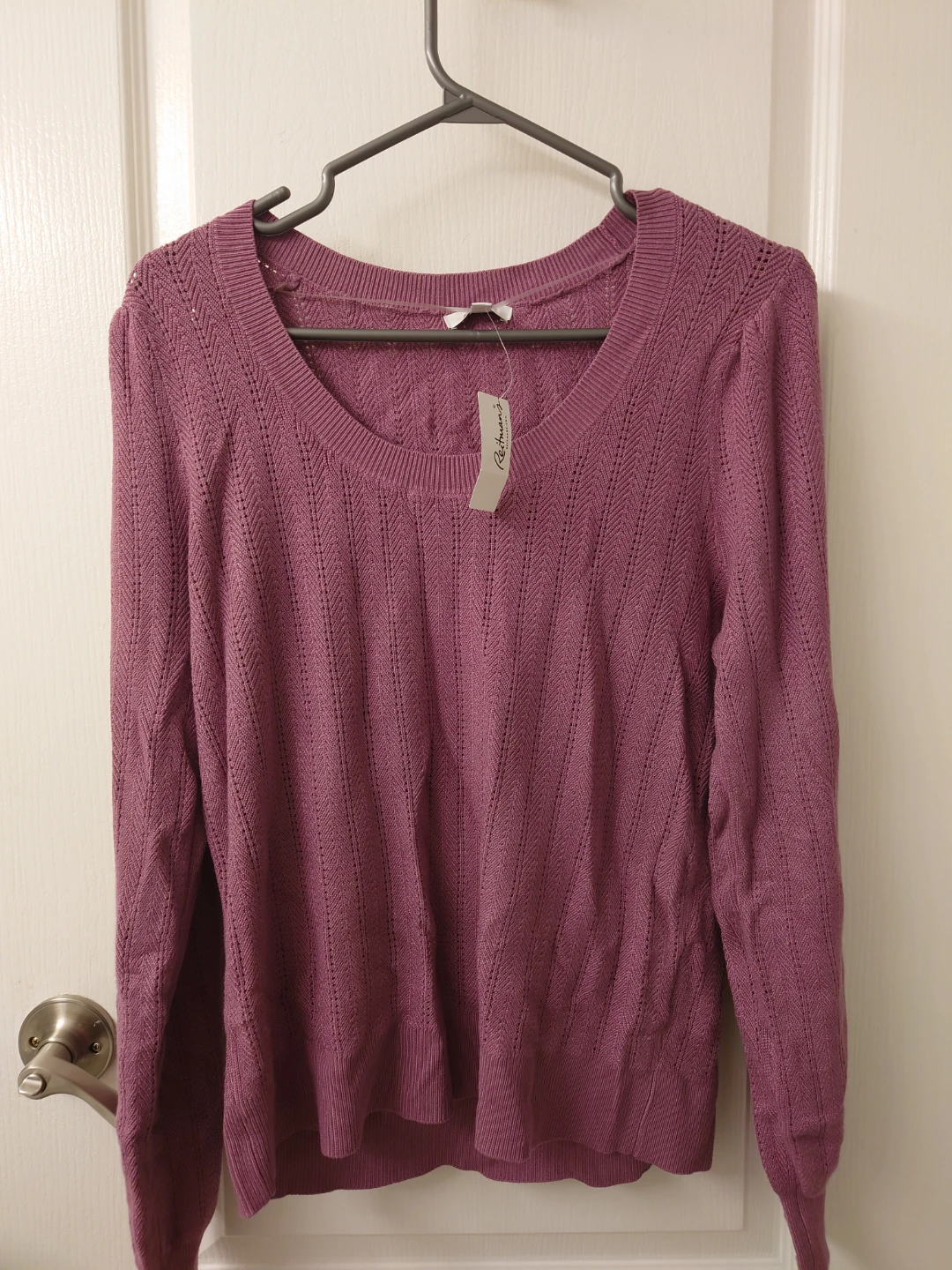 Reitmans Purple Knit Sweater