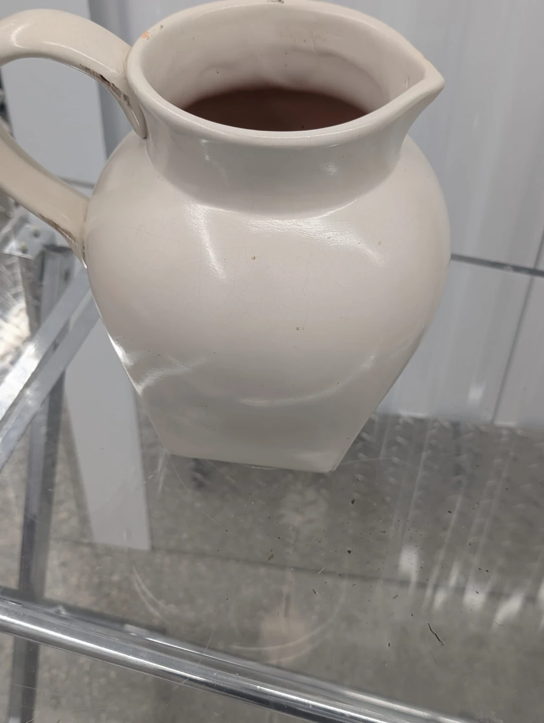 White Ceramic Pitcher - photo 2