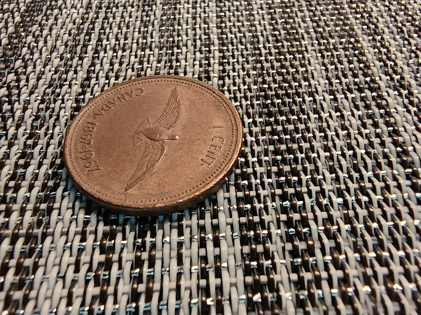 1967 Canadian 1 Cent Coin - photo 2