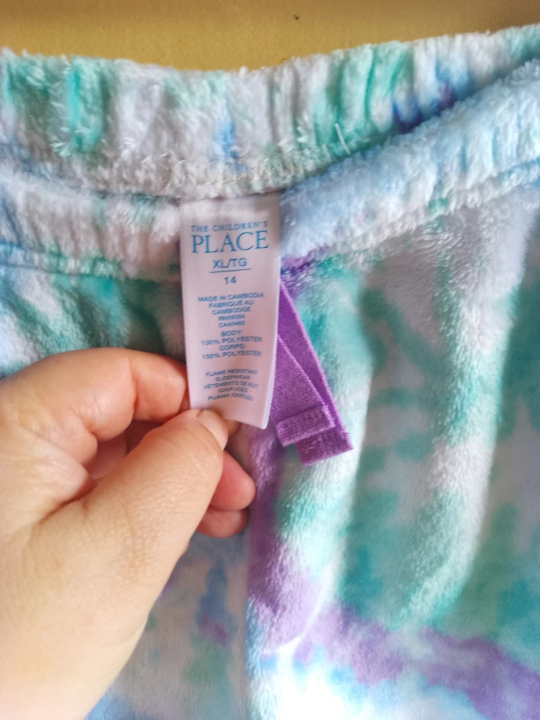 The Children's Place Tie-Dye Plush Shorts Size XL/TG - photo 3