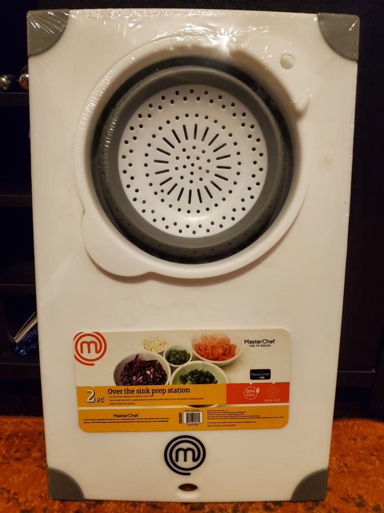 New MasterChef 2pc Over the Sink Kitchen Prep Station 🥕