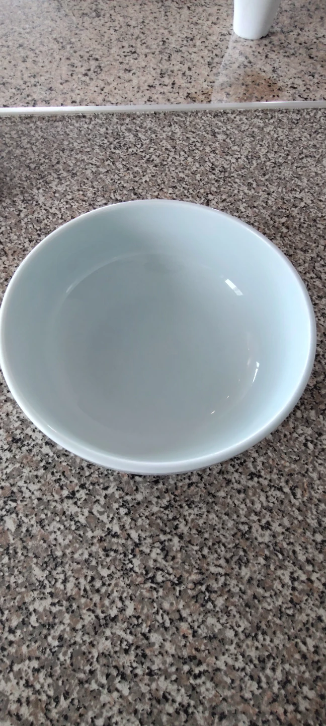 Sturdy Light Blue Ceramic Bowl