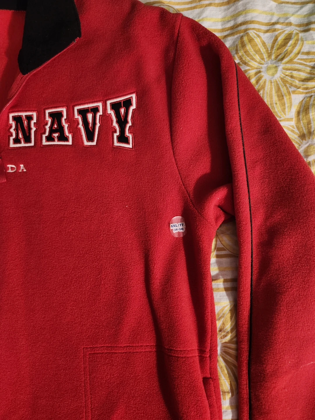 NWT Vintage Old Navy red quarter zip sweatshirt - photo 3