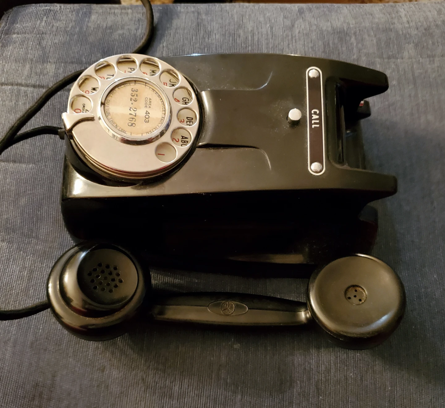 Rare Vintage 1950's Beetson Notts ETL Rotary Dial Telephone - photo 5