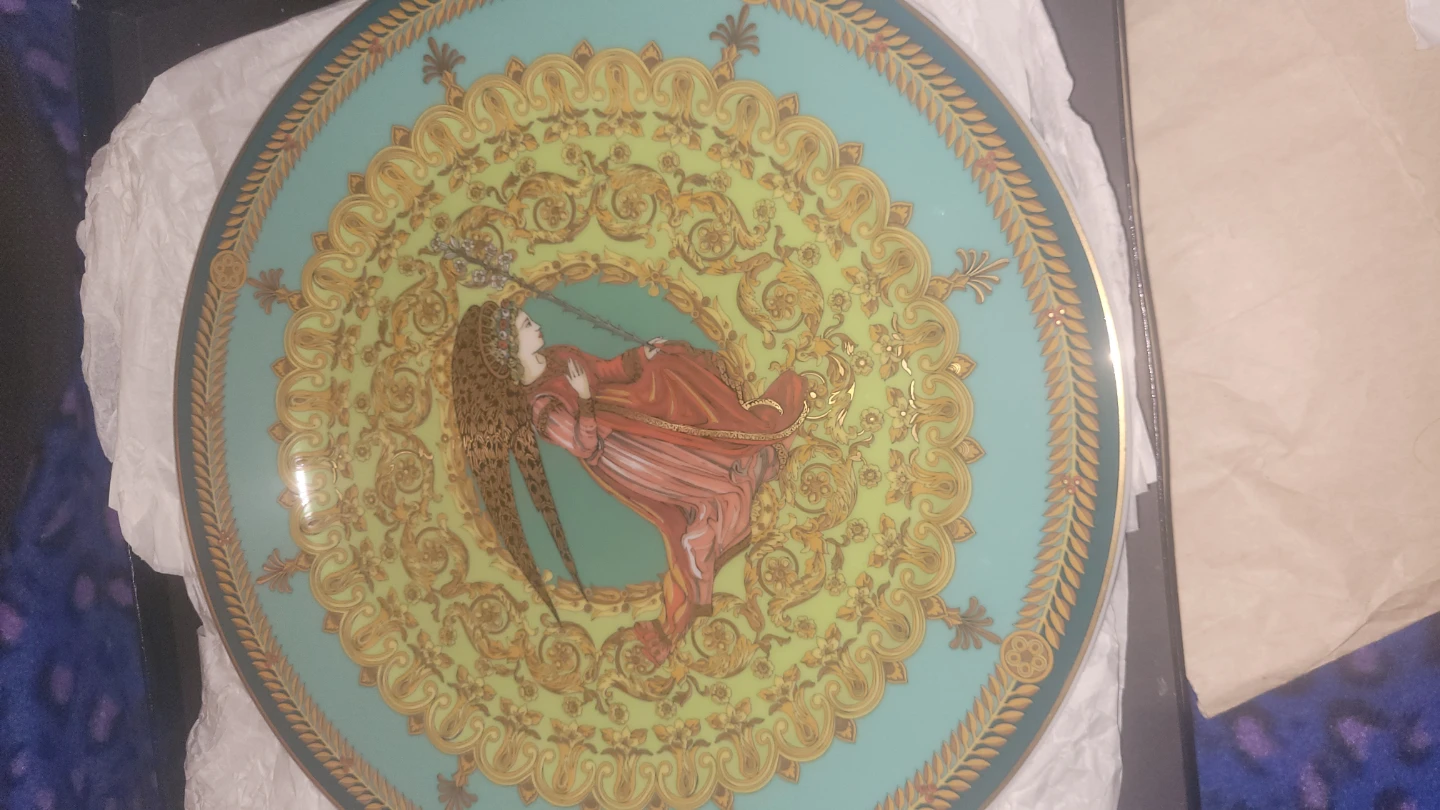 Versace Studio Line Limited Edition Christmas 1995 Plate
