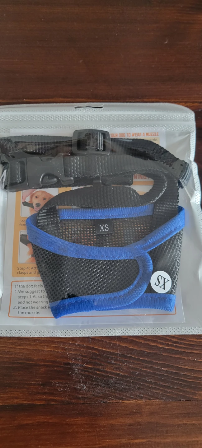 Mesh Breathable Soft Dog Muzzle - Size XS - photo 3