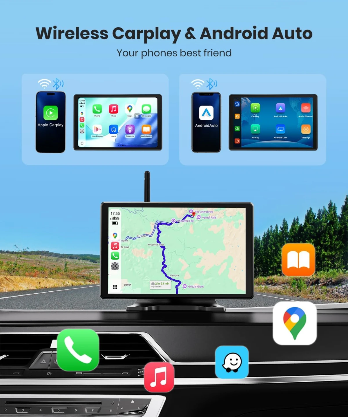 RV Backup Camera Wireless with CarPlay & Android Auto BNIB - photo 3