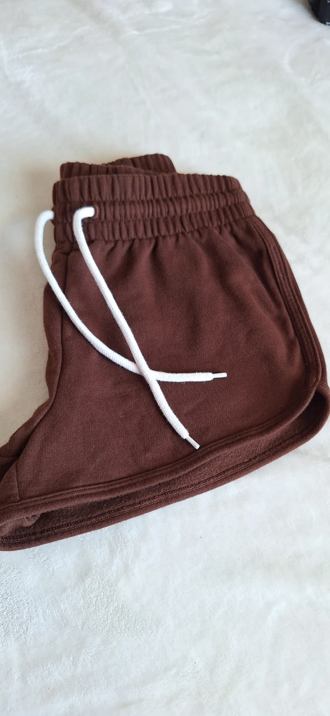 Sunday Best Brown Sweat Shorts - XS