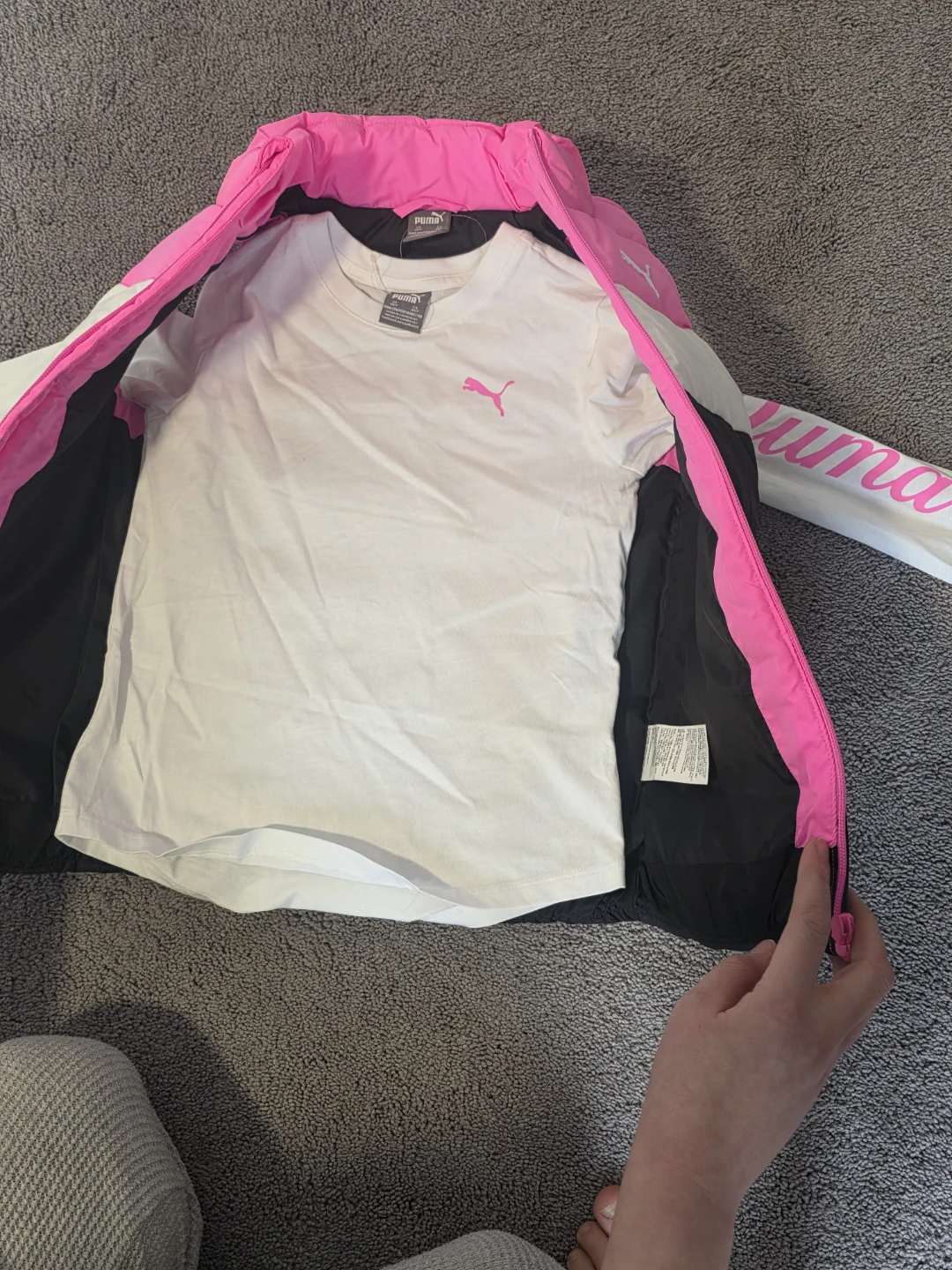 Puma Girls Puffer Jacket with Long Sleeve Shirt - photo 2