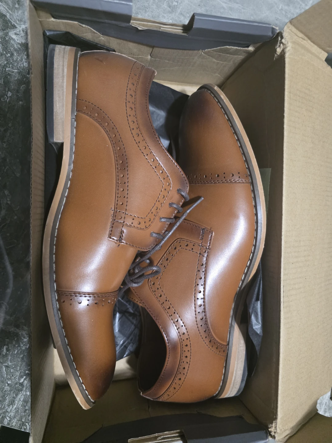 Stacy Adams Men's Brown Oxford Dress Shoes - photo 2