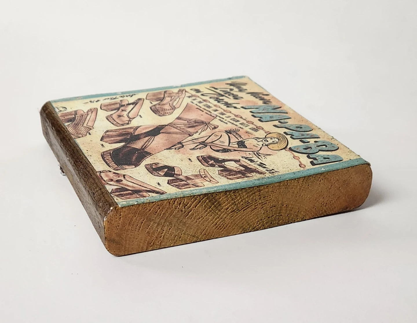 Wood Block Shoe Art - photo 3