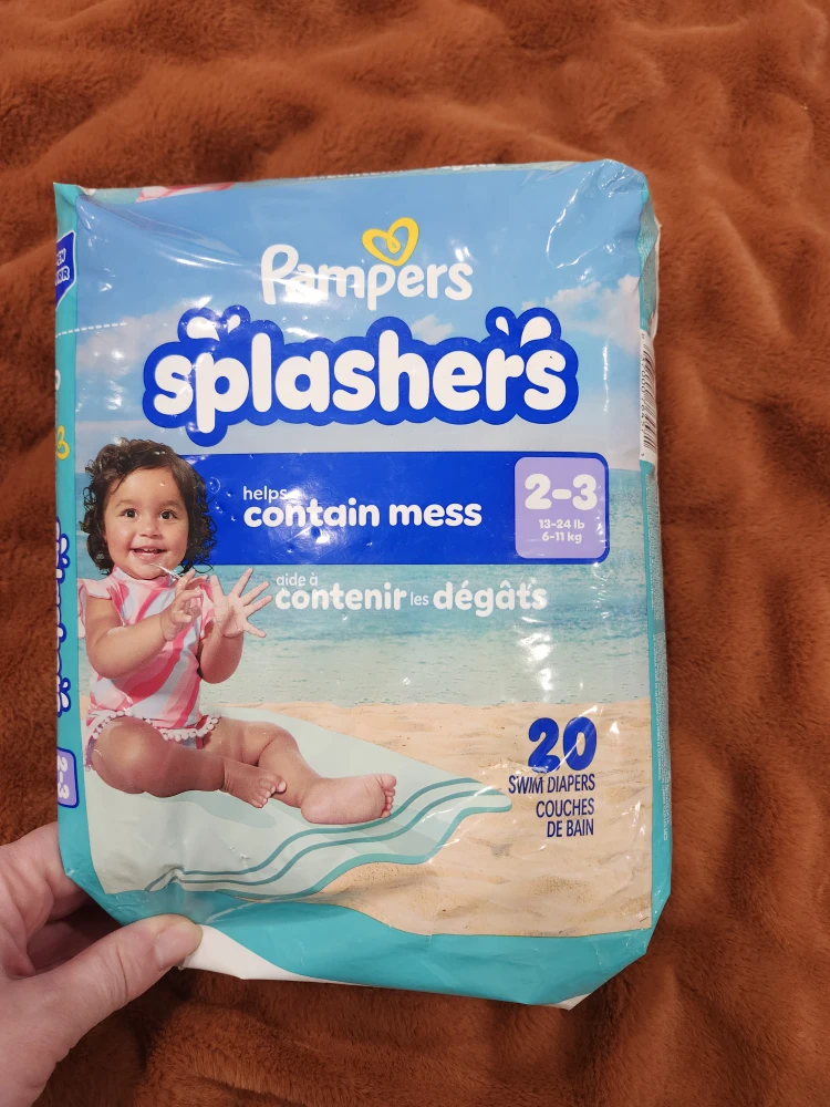 Pampers Splashers Swim Diapers Size 2-3 (20 count)