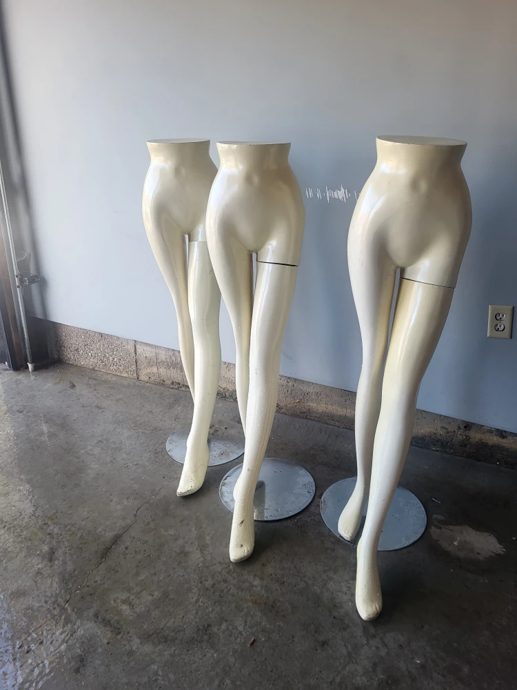 Vintage Torso Mannequin Legs Display (Set of 3) - photo 2