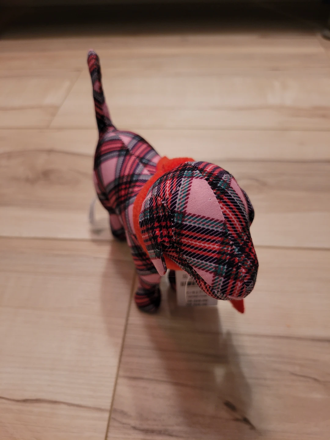 Victoria's Secret PINK Plaid Dog Plush w/ Scarf - photo 2