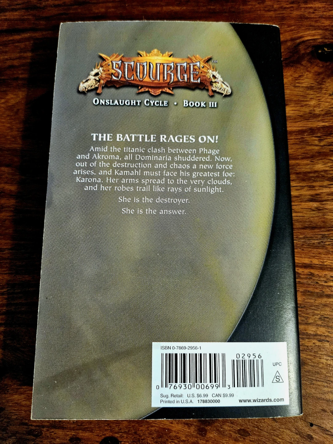 MTG:Magic The Gathering Scourge Book III by J. Robert King - photo 2