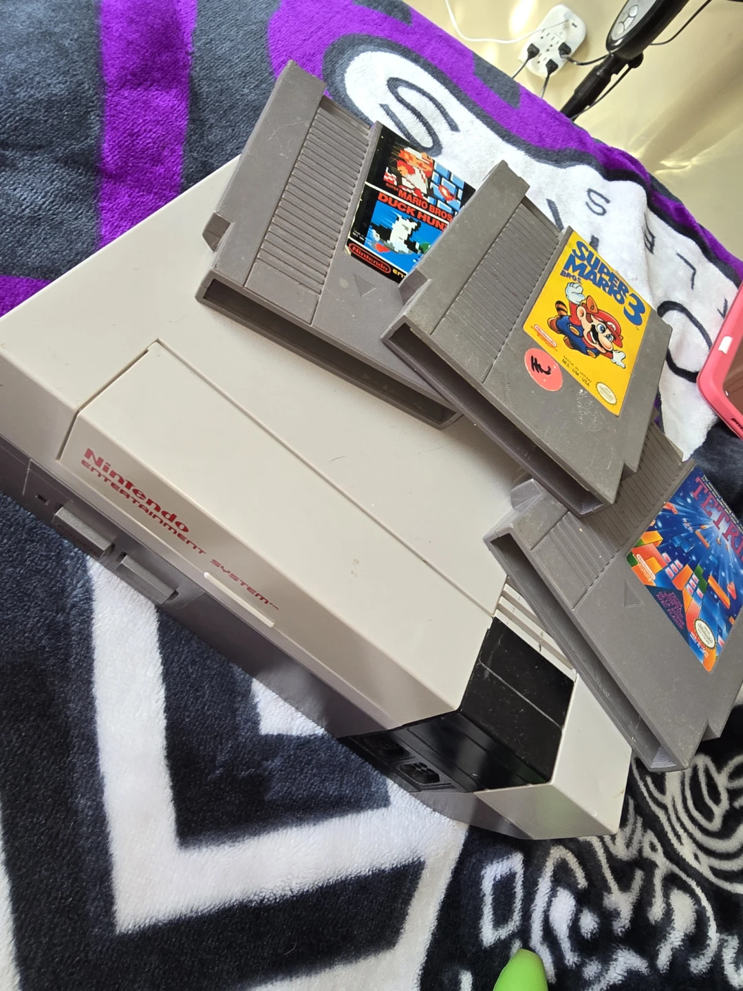 Nintendo Entertainment System (NES) Console with Games