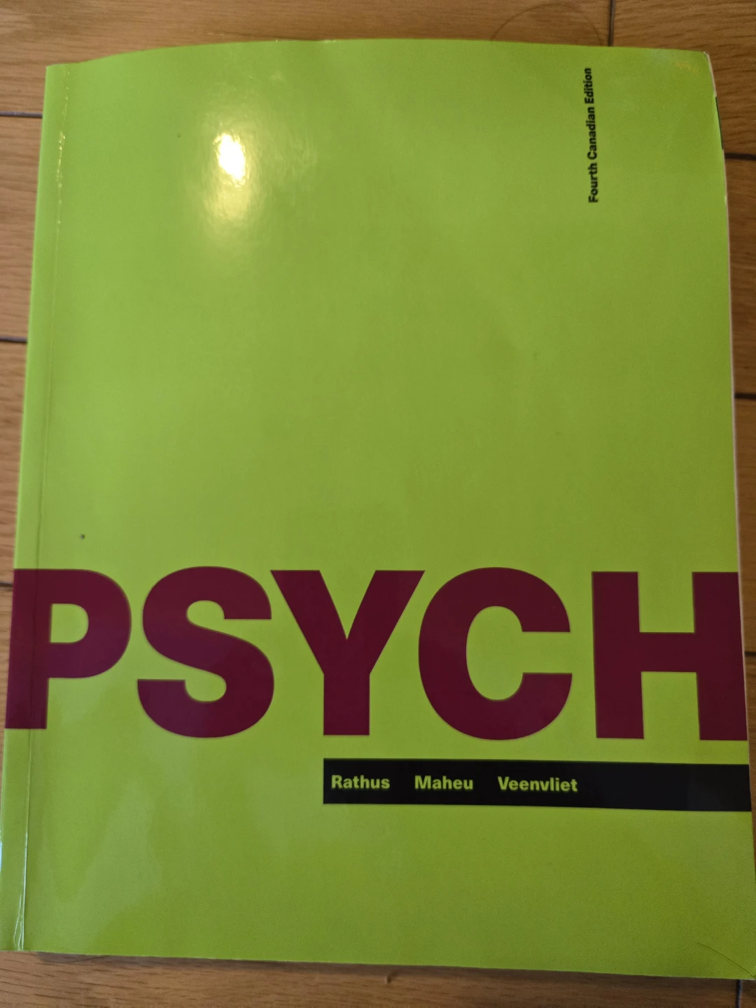 Psychology Textbook - Fourth Canadian Edition