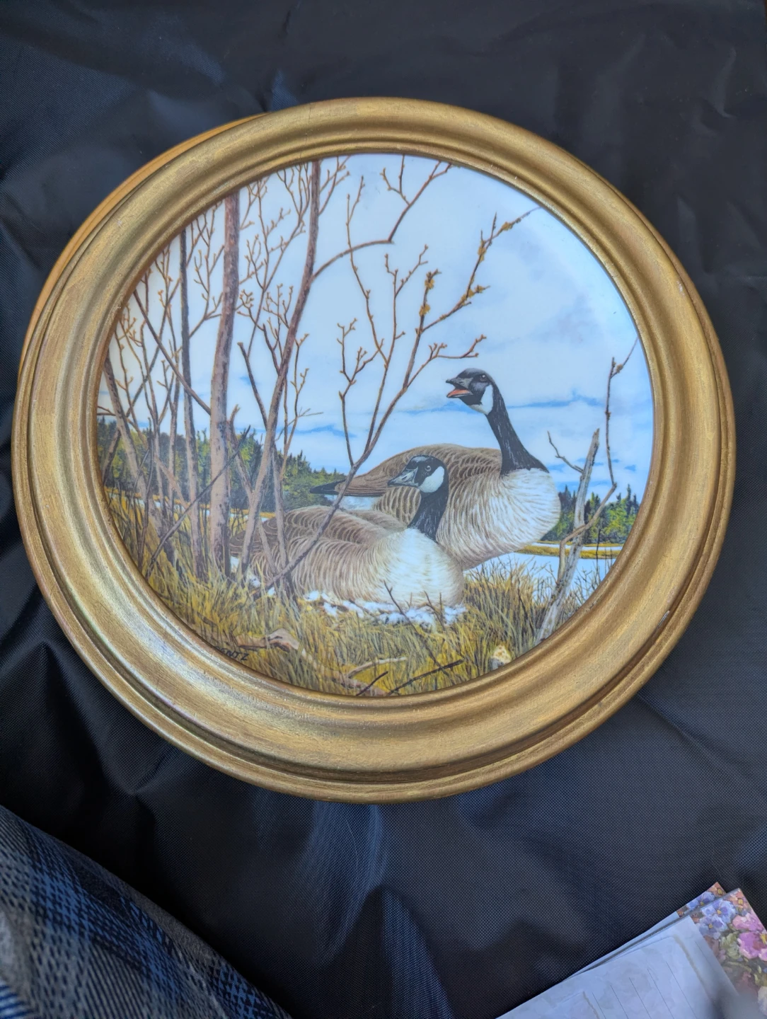 Collection of Decorative Plates with Wildlife Art