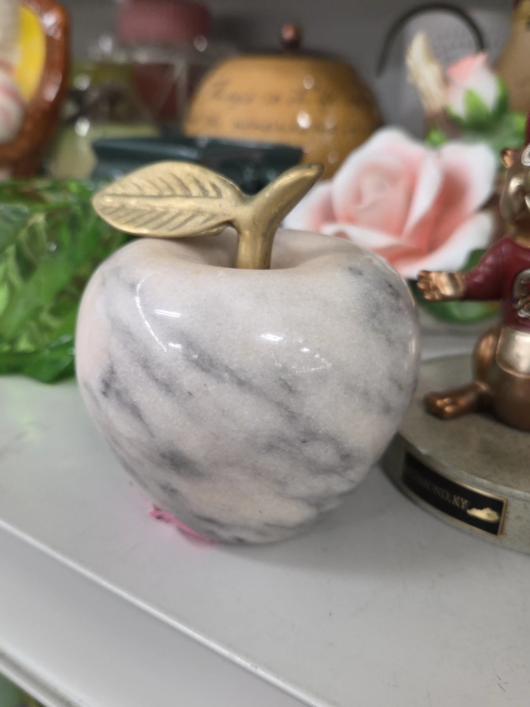 Marble Apple Decorative Object