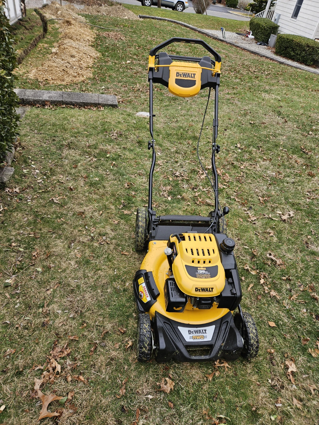 DeWalt 196cc RWD Push Mower
