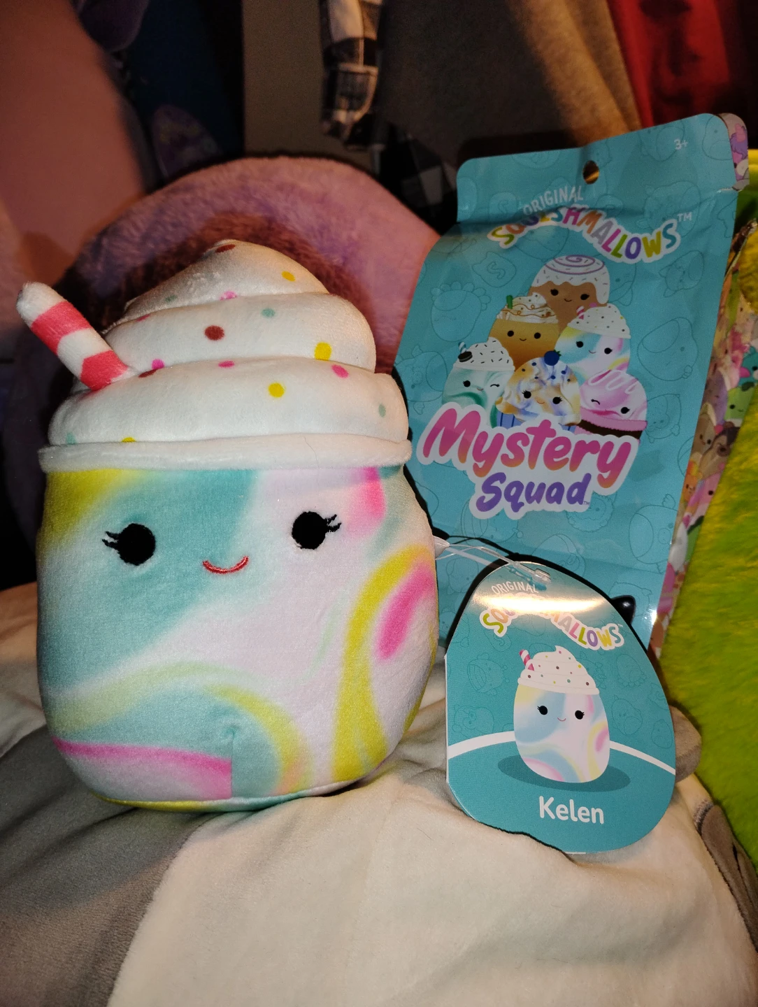 Squishmallows Kelen "Mystery Squad" Drink Plush Toy