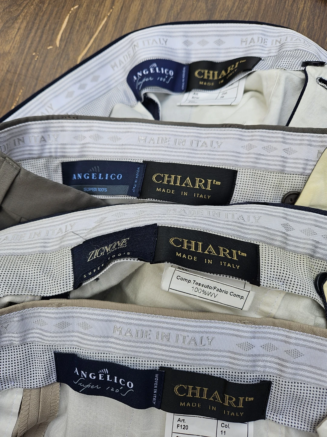 11 made in italy pants size 36 and 2 sweaters xlarge - photo 3