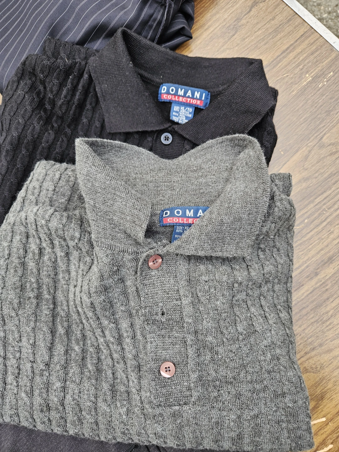 11 made in italy pants size 36 and 2 sweaters xlarge - photo 5