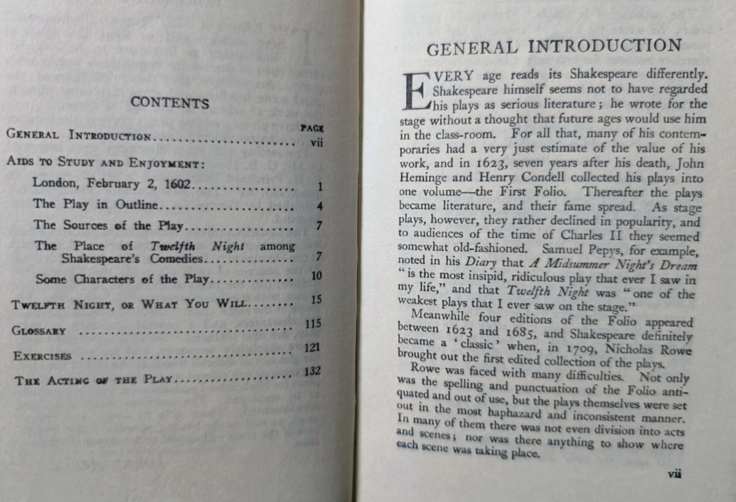 Shakespeare: "Twelfth Night" hardcover, 1950 - photo 4