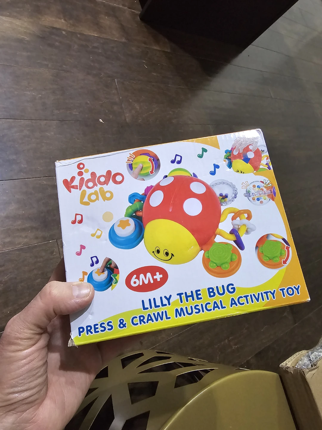KiddoLab Lilly The Bug Press & Crawl Musical Activity Toy ... - photo 5