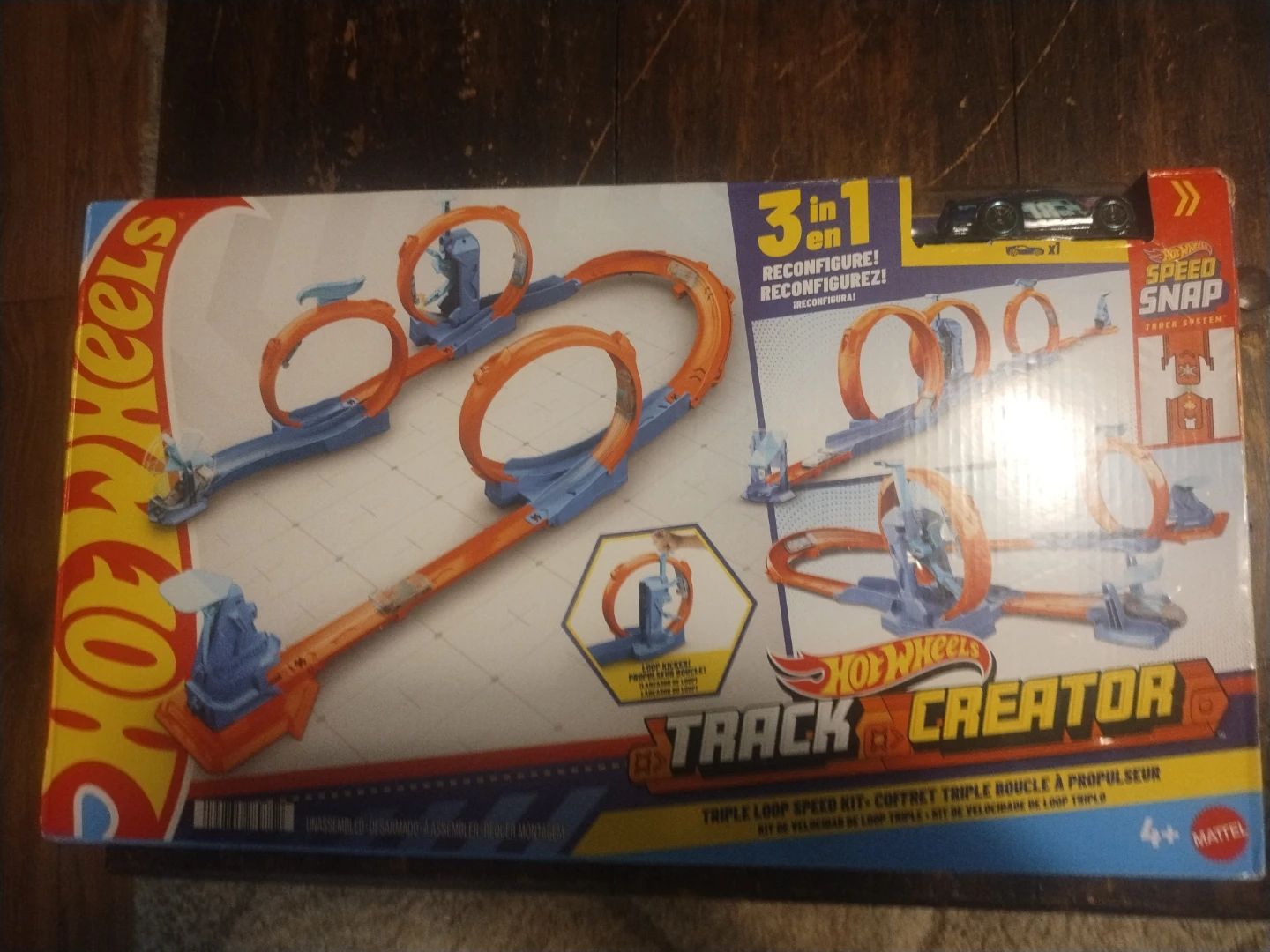 Hot Wheels Track Creator Triple Loop Speed Kit