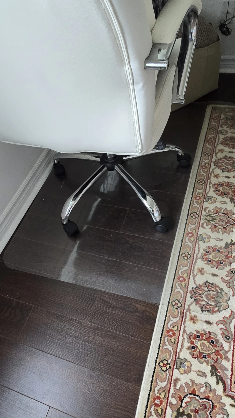 Large thick clear Chair Mat 4 ft by 5 ft