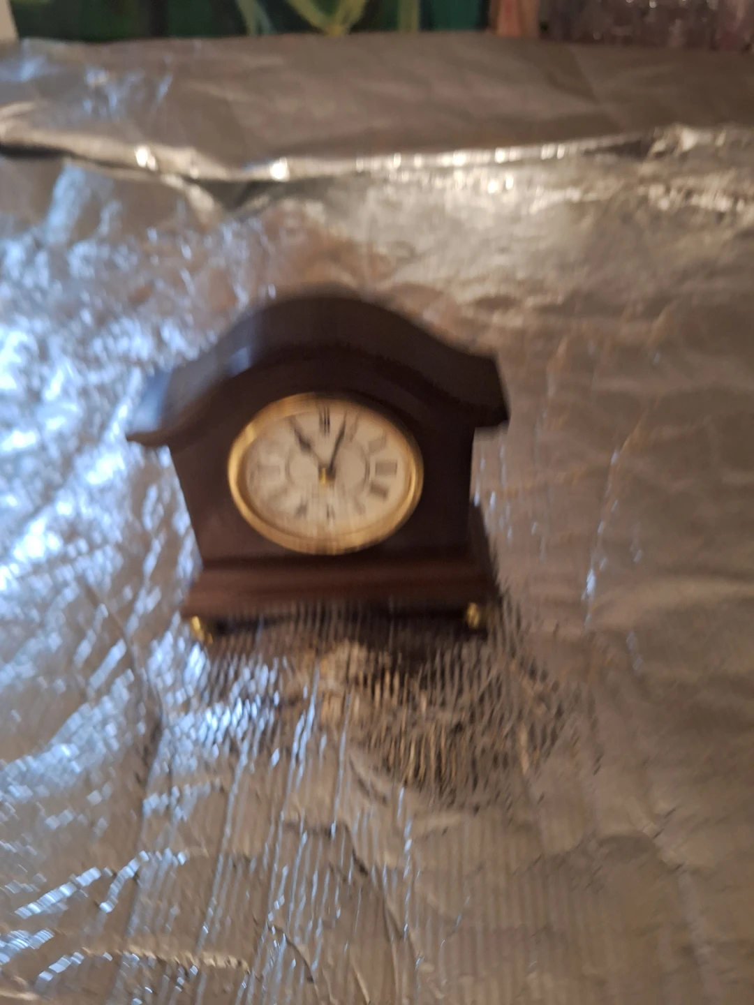 Wooden Mantle Clock