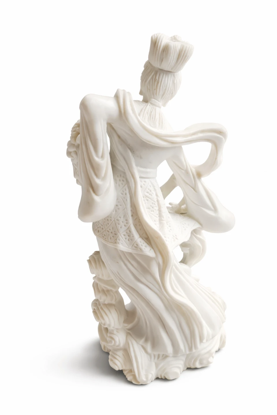 Solid Marble Lady Statue 13” Heavy Hand-Carved - photo 3