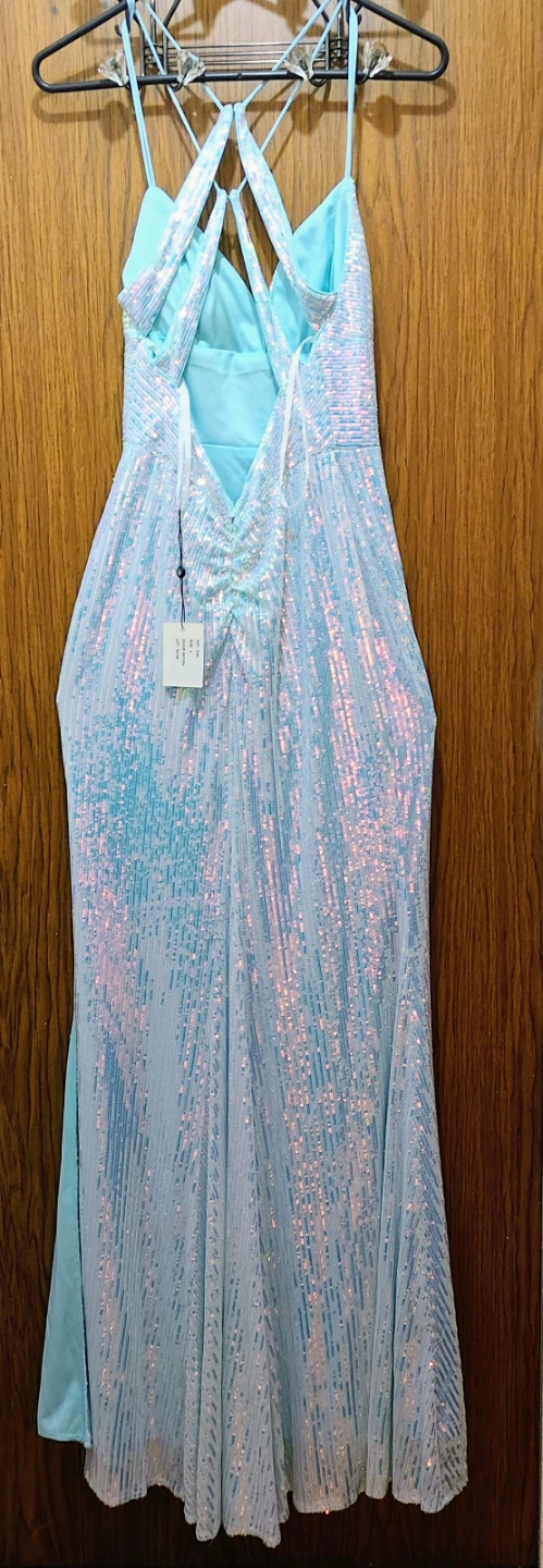 Sequin Maxi Dress - Mint Opal - Size 4 (cash only) - photo 2