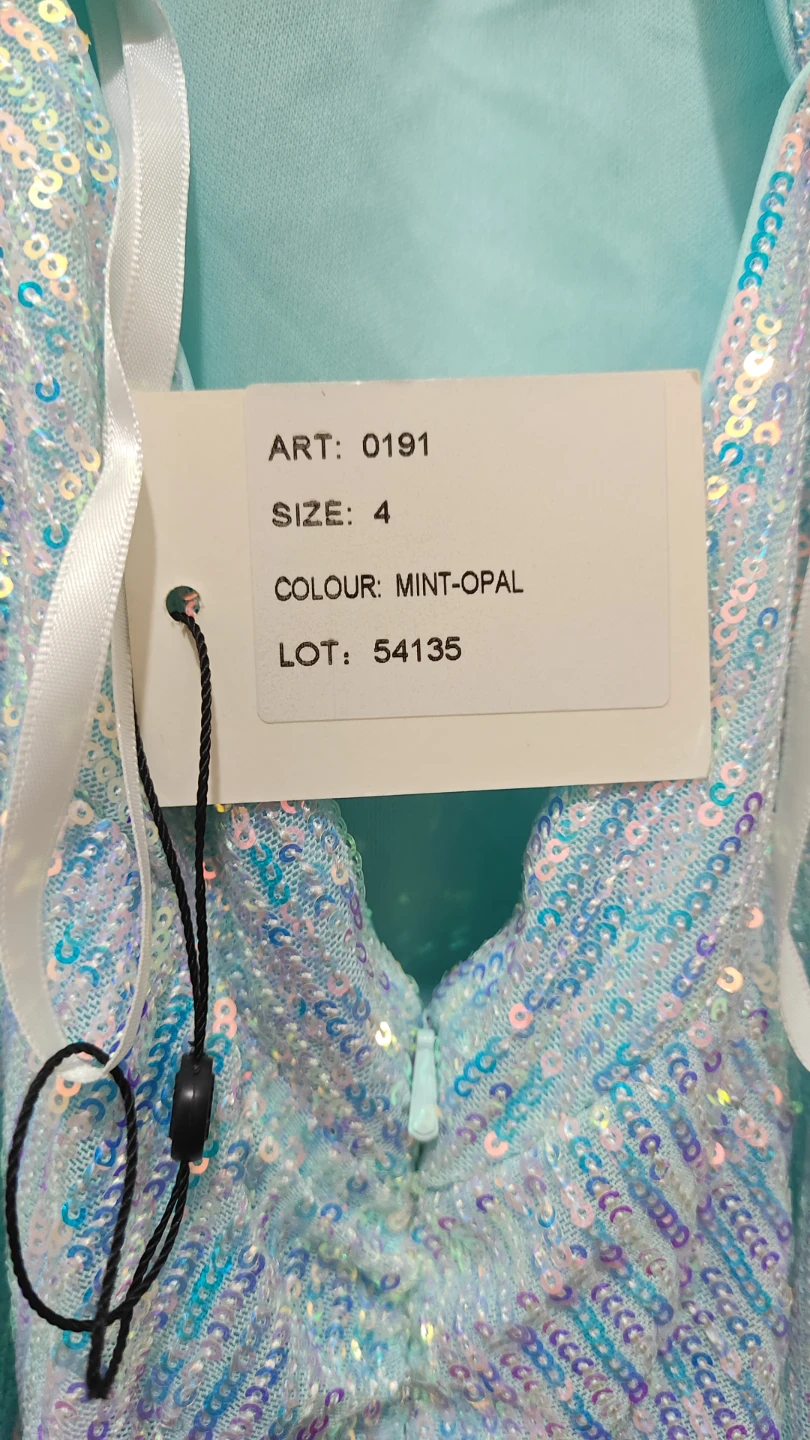 Sequin Maxi Dress - Mint Opal - Size 4 (cash only) - photo 3