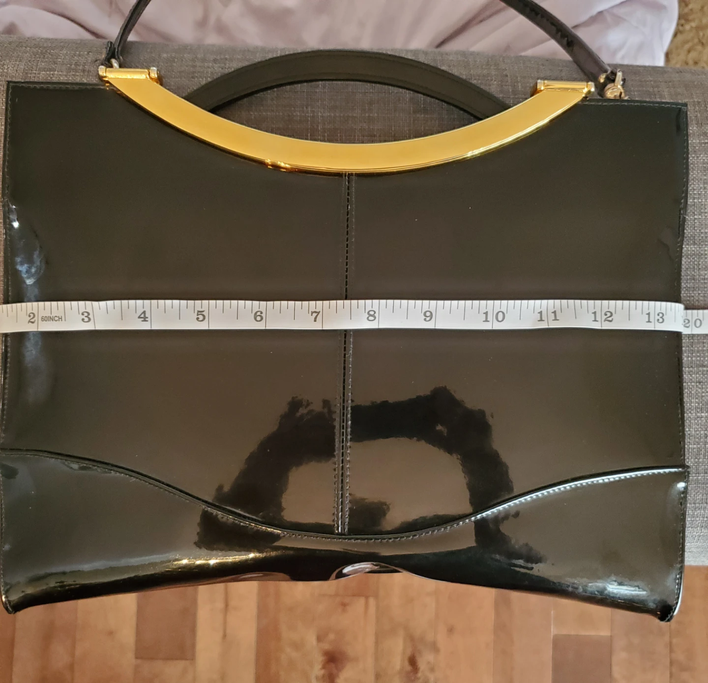 1950's Master Craft Leather Co. Patent Leather Handbag - photo 4