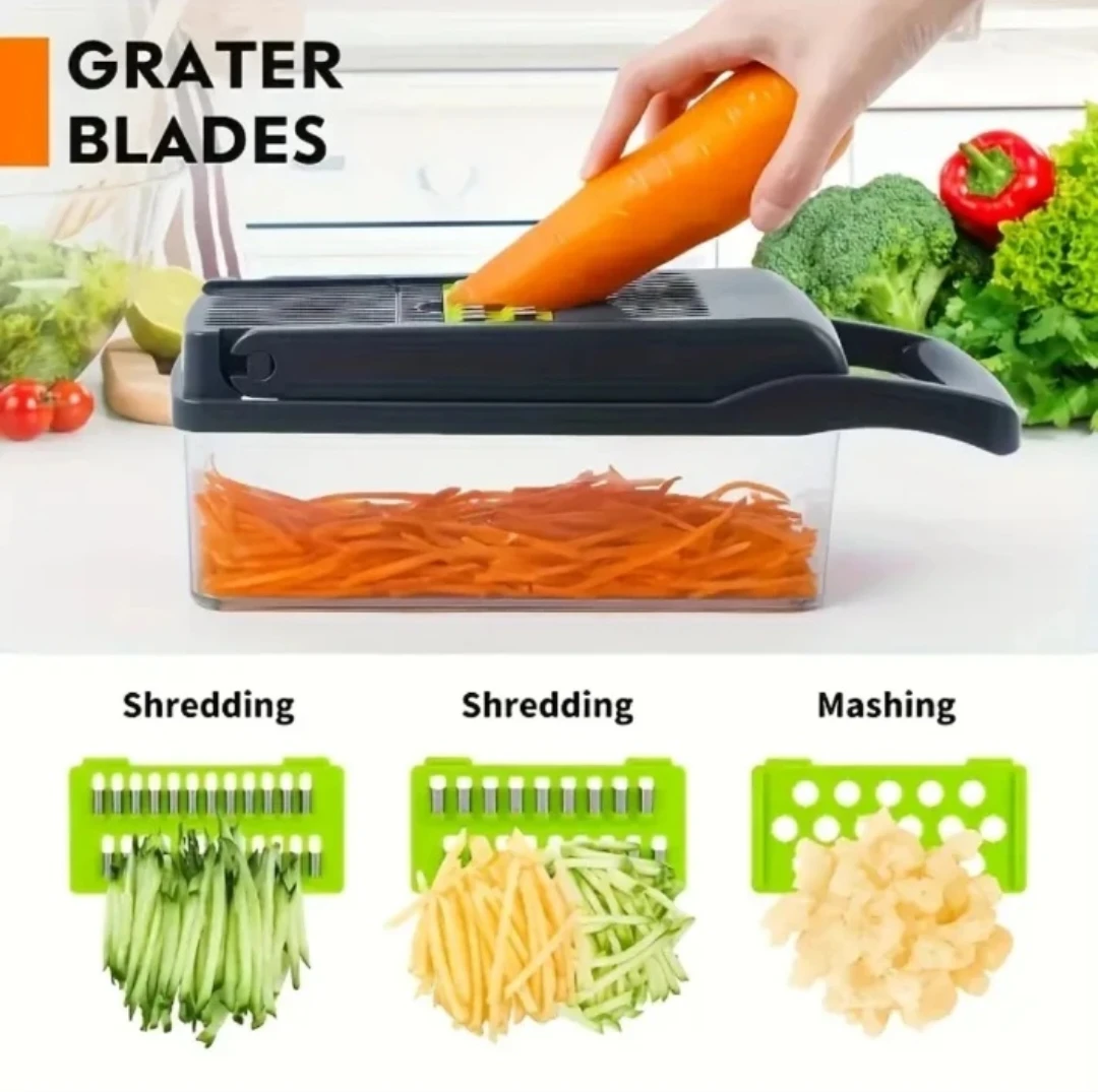 1-Piece Vegetable Chopper and Slicer Set - photo 3