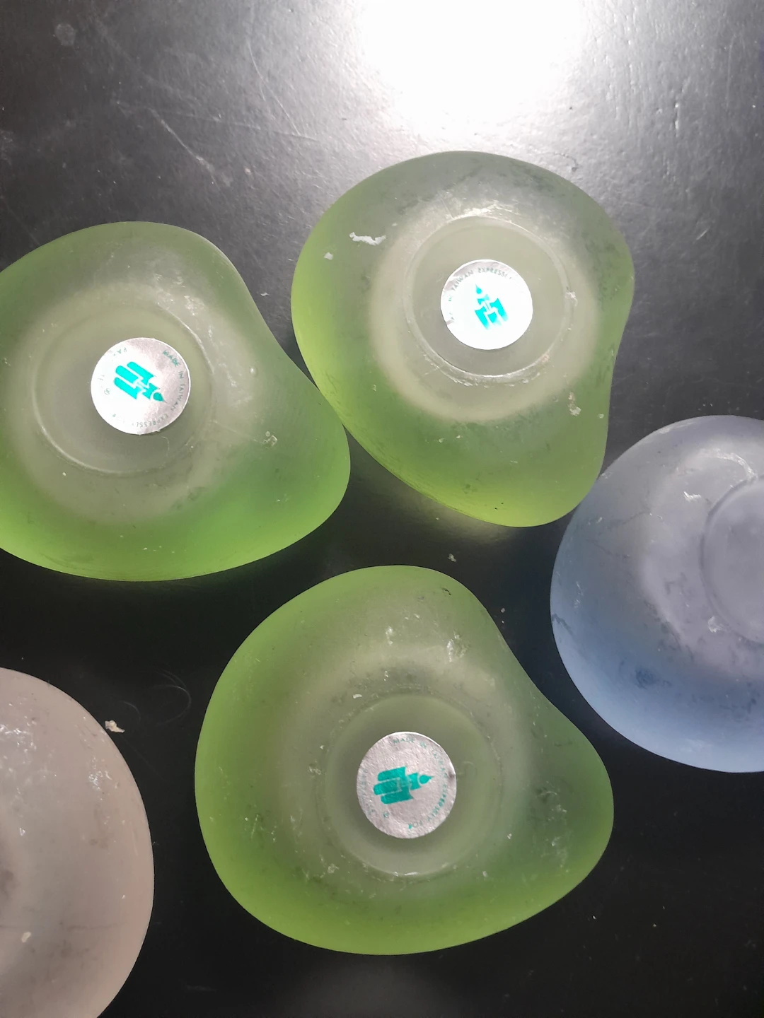 Set of 6 Frosted Glass Tealight Holders - photo 2