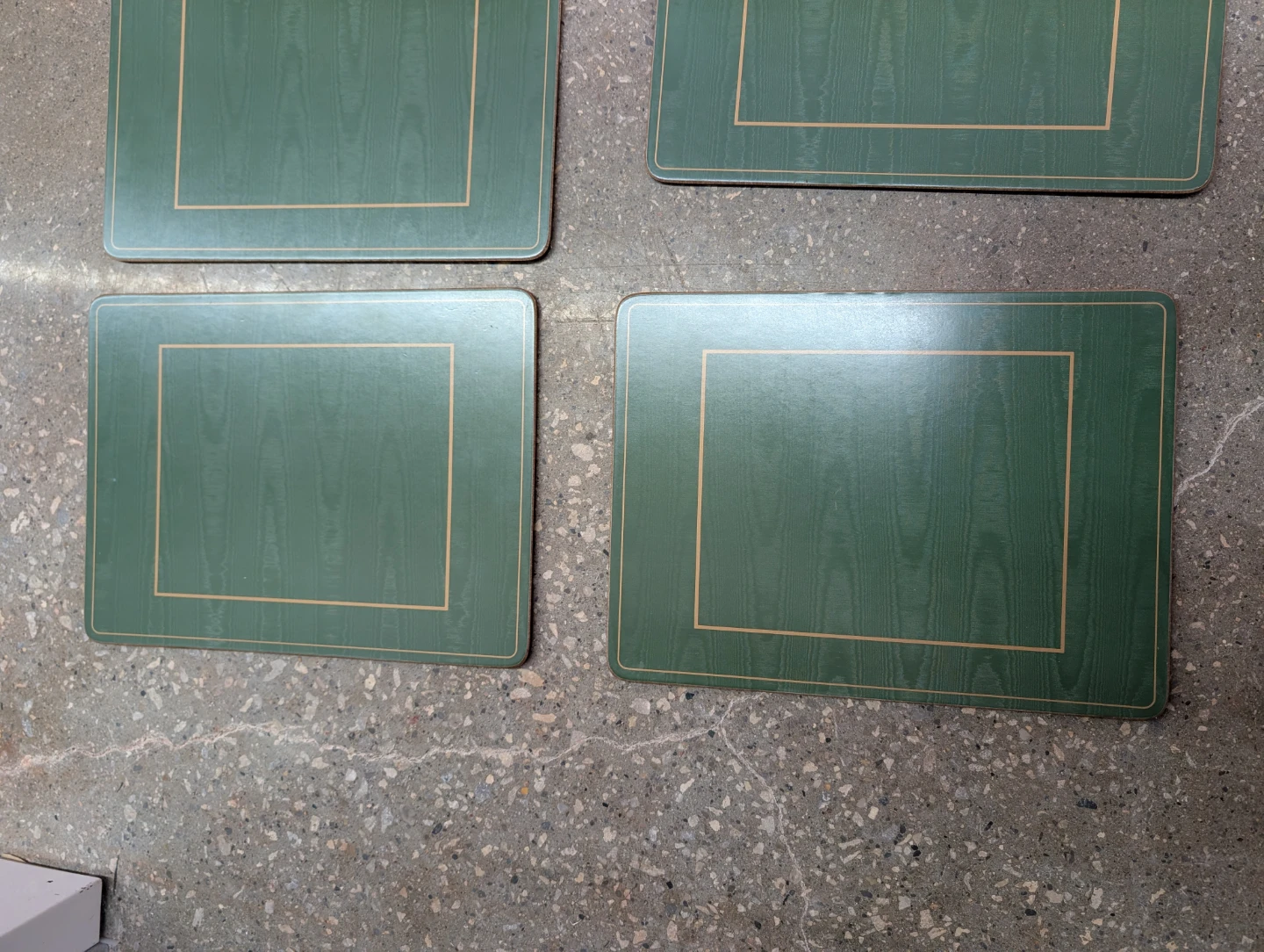 Set of 8 Green Placemats - photo 3
