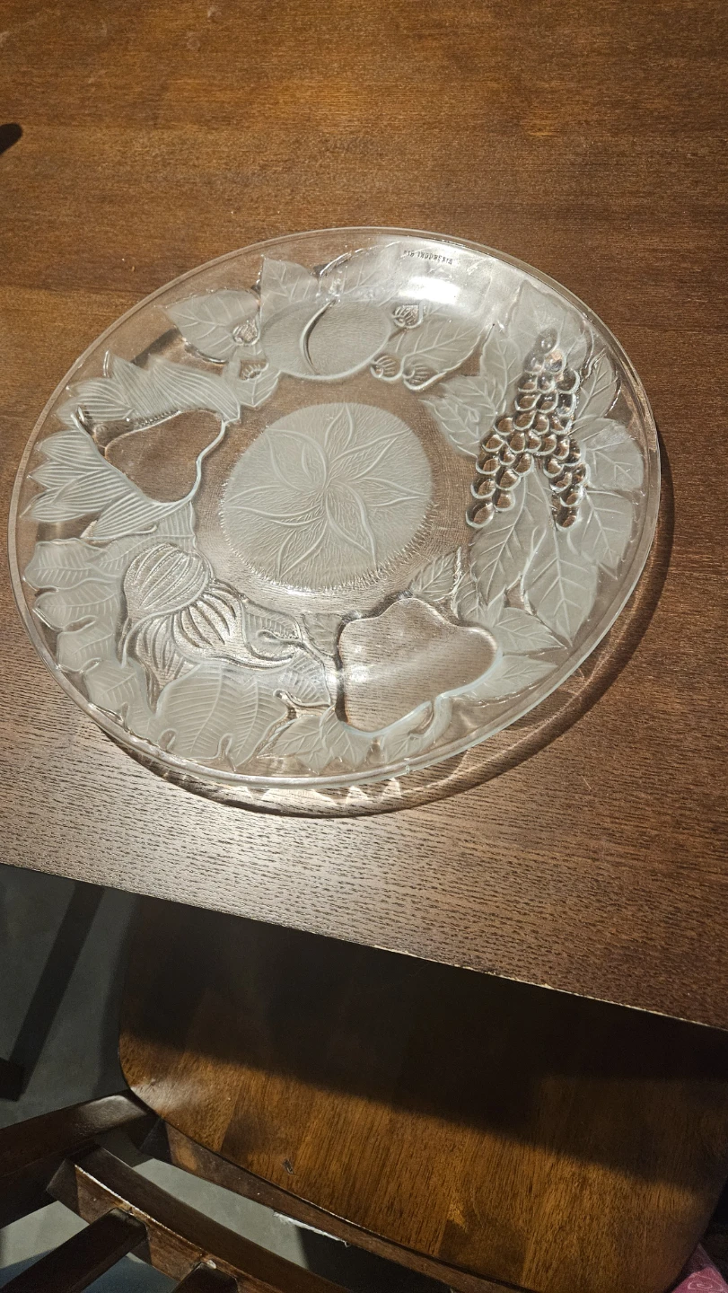Glass Punch Bowl Set with Ladle and Cups