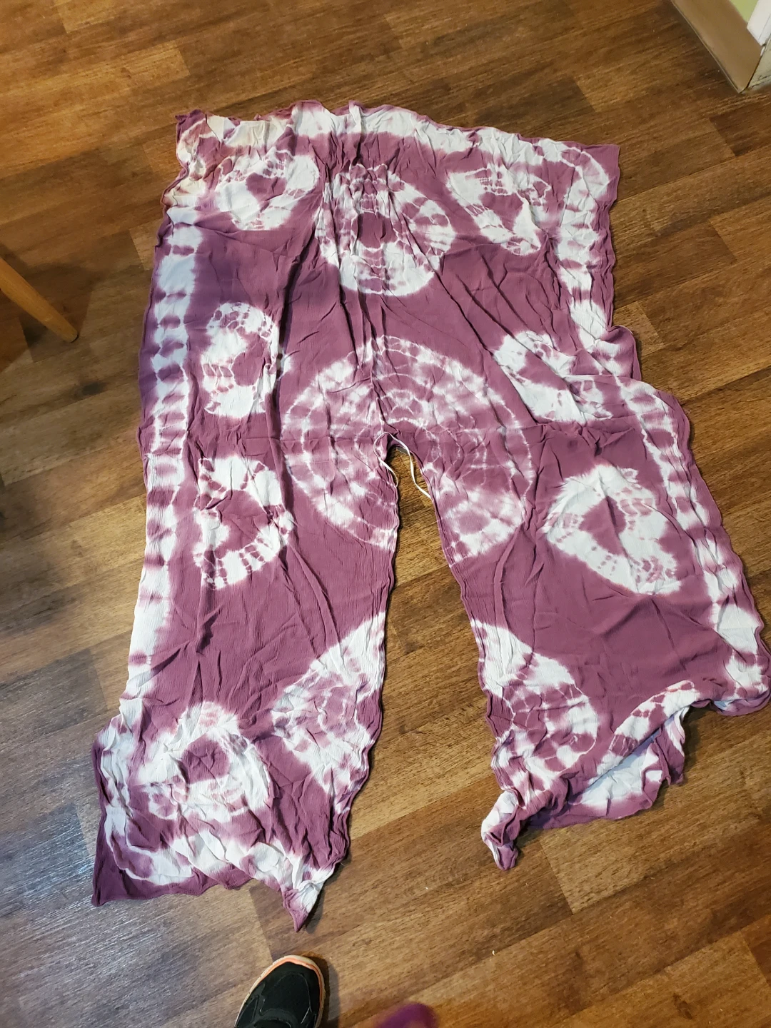 Purple Tie-Dye Wide Wrap Around.