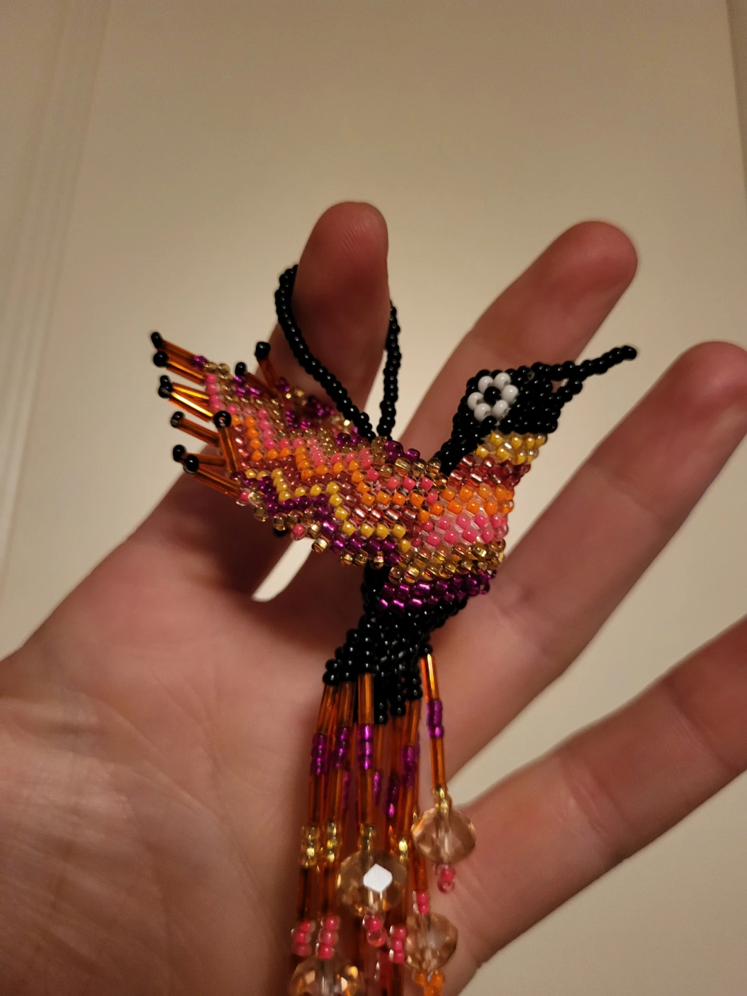 Beaded Hummingbird Ornament - photo 2