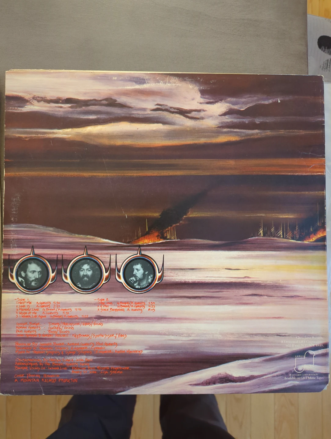 The Baker Gurvitz Army Vinyl Record - photo 2