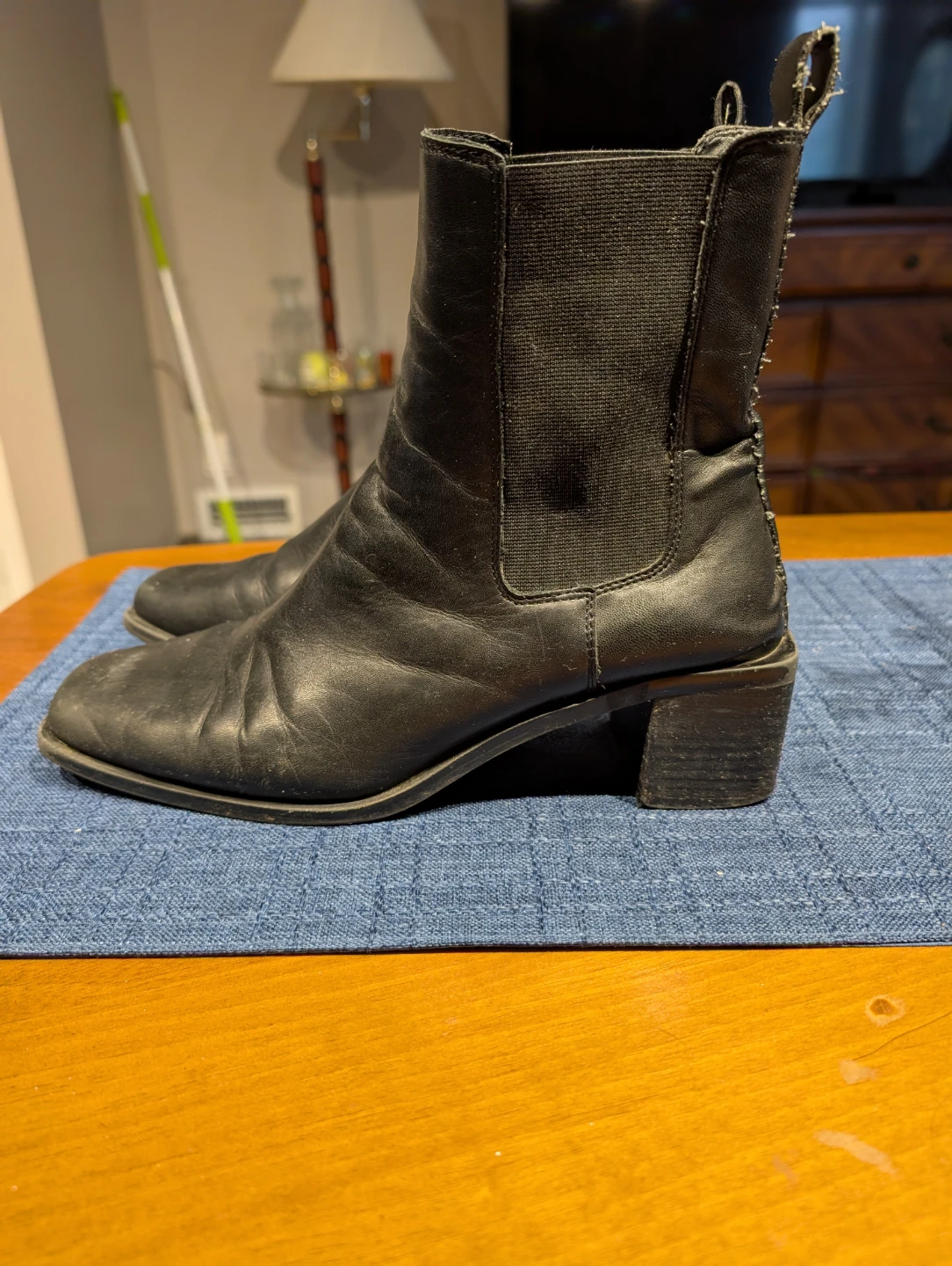 Black Leather aldo Boots - photo 2
