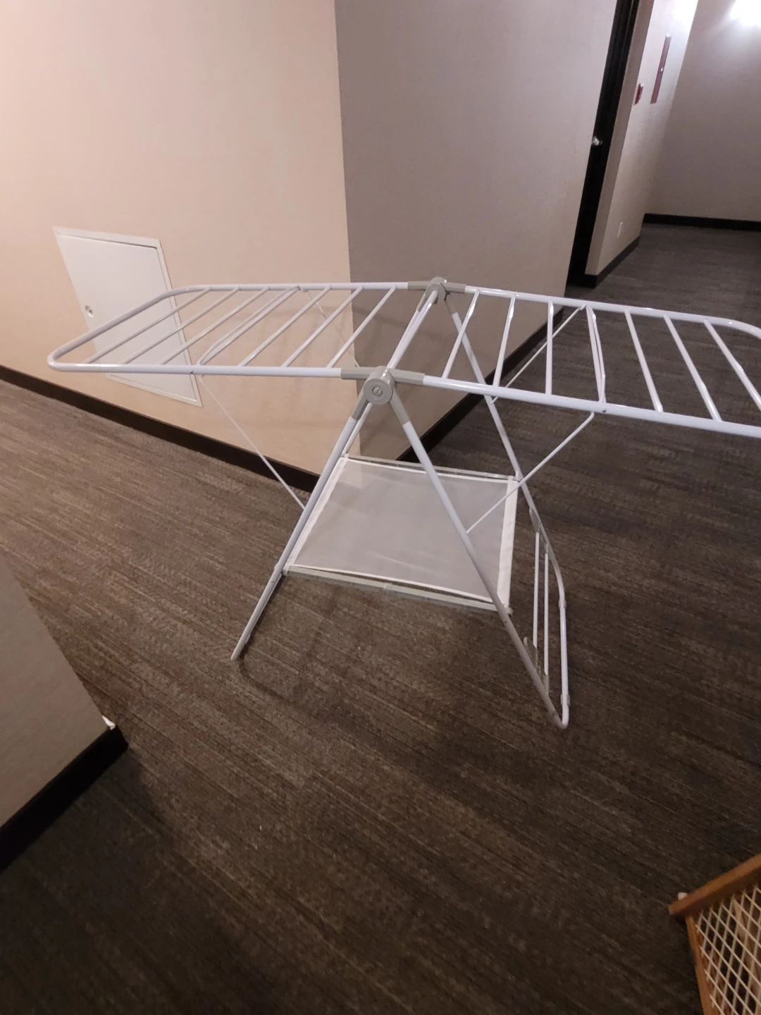 White Foldable Clothes QUALIRY Drying Rack - photo 2