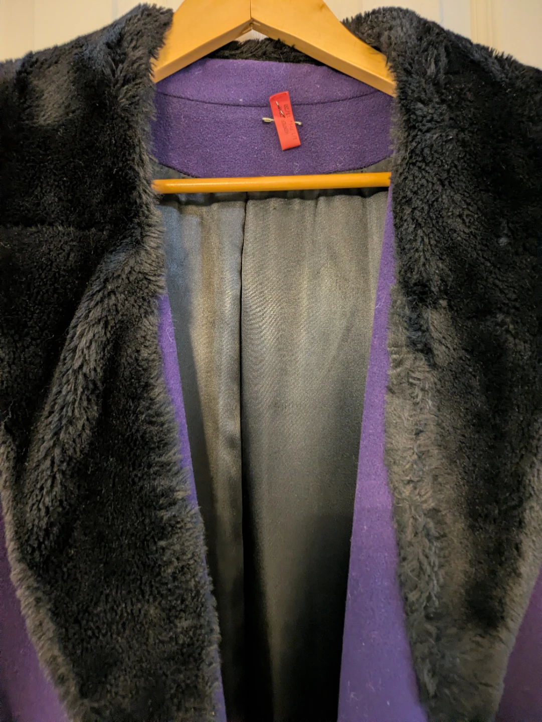 ANNA Collection Coats Purple Cashmere Wool Blend Coat - photo 2