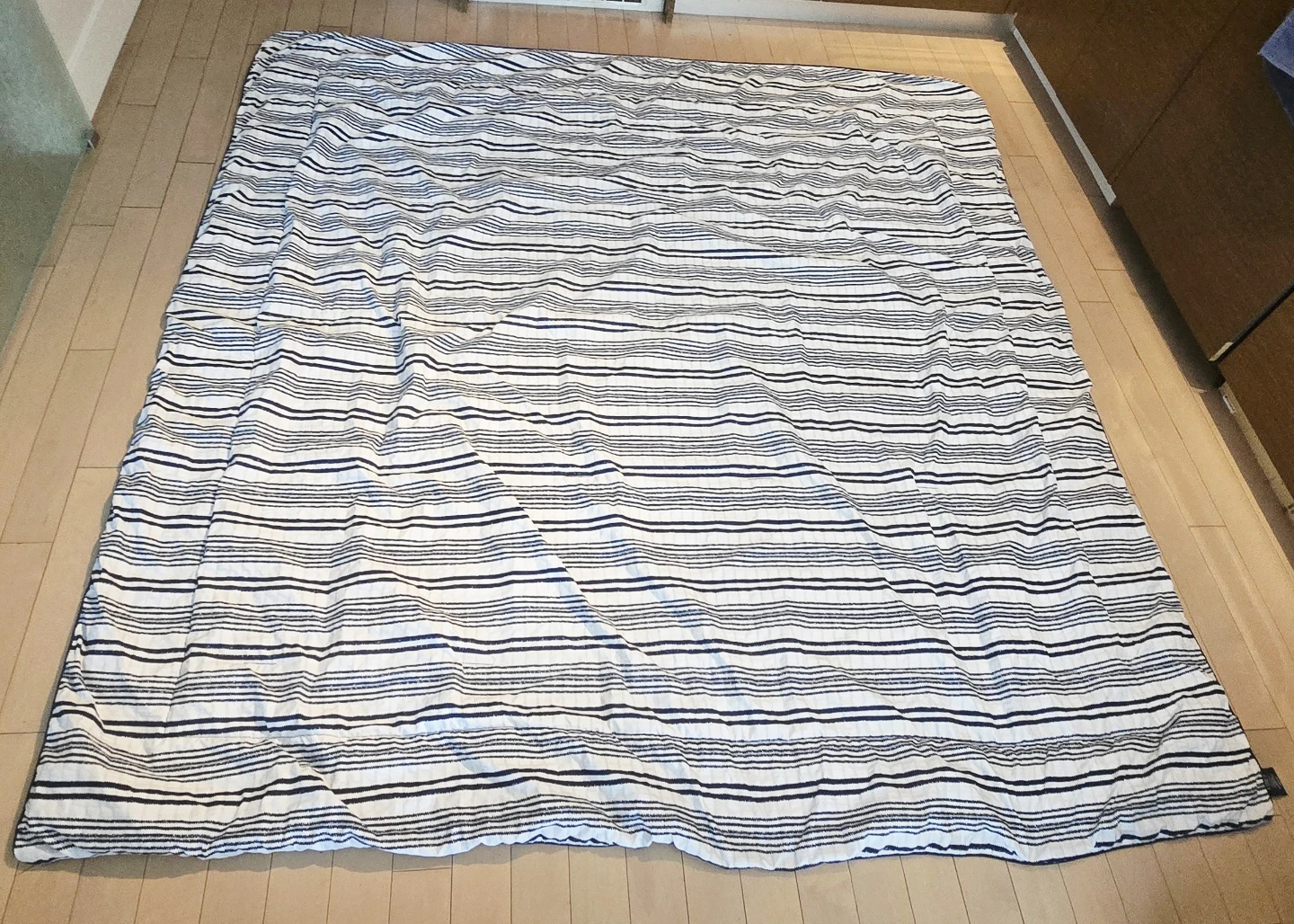 Chaps Home 3 Piece Comforter Set - Navy Stripe - photo 3