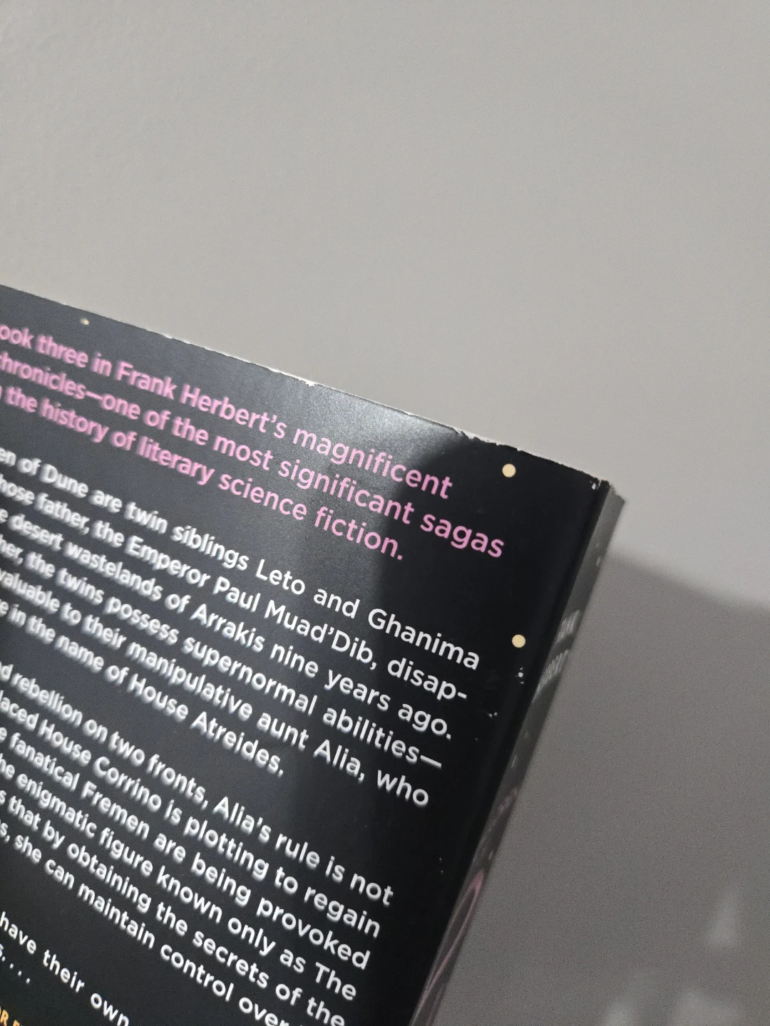 Children of Dune paperback - photo 2